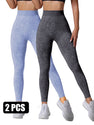 2PACK Sand-washed Seamless Yoga Pants