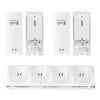 4 Remotes Charging Dock Game Controller Charger 2800mAh Rechargeable Battery Charging Stations