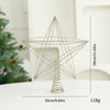 Eight Awn Star Champagne Christmas Decoration Ornaments