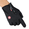 Premium Full-Finger Touchscreen Ski Gloves with Zipper – Warm, Windproof & Winter-Ready