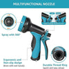 Amazingforless  Water Hose Upgraded Leakproof Lightweight No-Kink Garden Hose Flexible Expanding Water Hose Black Blue