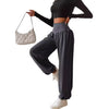 Women's Solid Color Breathable And Hanging Sports Pants
