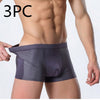 Ice Silk Breathable Mesh Boxer Briefs for Men