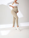 2 Pack  Maternity High-Waisted Seamless Yoga Pants For Women - Tummy Support Fitness Leggings