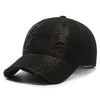 Street Hole Vintage Washed Baseball Cap for Men – Retro Cowboy Style