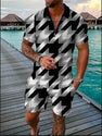 Men's Polo Shirt & Shorts Sports Set – Short Sleeve Athletic Outfit