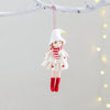 Christmas Cake Dress Girl Doll Angel Pendant