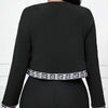Women's Open Collar Floral Print Long Sleeve Blazer – Stylish Suit Jacket for All Seasons