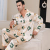 Luxury Ice Silk Men's Pajama Set