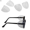 2 Pairs Universal Side Shields for Eyeglasses – Slip-On Safety Glasses Protectors (Made in USA)