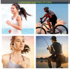 1Pc Wireless Sports Headsets Wireless V4.1 Neckband Earphones HD Stereo Sweat-proof Headphones Earbuds With  LED Light Mic 8Hrs Work Running